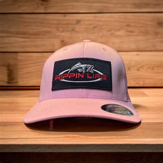 Flexfit Pink L/XL square RippinLips emblem